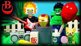 Lego Hulk vs Lego Iron Man - Prank War Parody