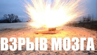 МНОГО стальной ваты + МЕГА ПЕТАРДА TC5B (аналог корсар 12) ЖЕСТЬ!
