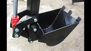 Самодельный экскаватор. Самодельный прицепной экскаватор.