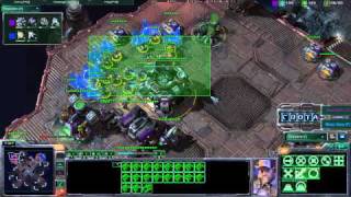 StarCraft 2 - SC418 - Mouz Hasu (P) vs Root QXC (T) on Delta Quadrant Part 1