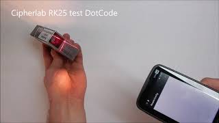 Cipherlab RK25 Android Mobile Computer test DotCode