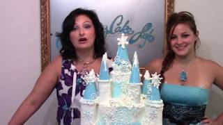 How To Make A Frozen Castle Cake / Cake Decorating