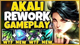 FIRST EVER 2020 AKALI REWORK GAMEPLAY (TARGETED ULT + SHROUD CHANGES) - League of Legends
