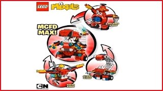 LEGO MIXELS 2016 SERIES 8 MCFD MAX - Лего Миксели 8 серия Супер Пожарный Миксополиса