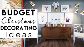 Budget Christmas Decorating Ideas  | Christmas Gallery Wall | 13