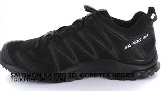 SALOMON XA PRO 3D  GORE-TEX NEGRO