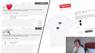 Supreme FW18 Week 4 Live Cop - CDG Box Logo Week (Manual Checkout)