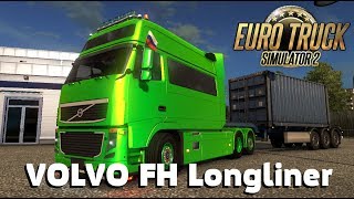 Euro Truck Simulator 2 {1.28}. Обзор мода: VOLVO FH Longliner. (Ссылка в описании)