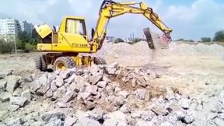 Дробильный ковш. Bucket crusher