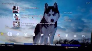 Как поставить на фон PS4 свою картинку