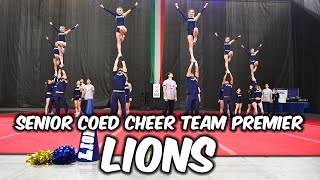 Gemini LIONS - Senior Coed Cheer Team L6