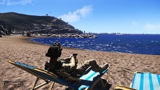 ѻ Аты-баты, мы солдаты ѻ - выживаем в ARMA 3  (режим Захват острова - CTI - Hard - Multiplayer)