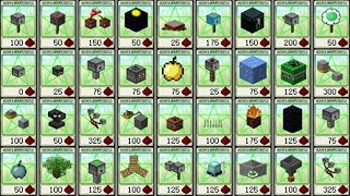 All Plants in Plants vs Zombies Minecraft Mod!