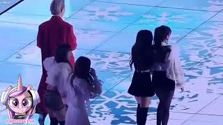 BlackPink moments with mino winner & jimin bts @ Sbs Gayo Daejun 2017
