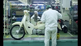Watch The New Honda Super Cub 125 Being Produced