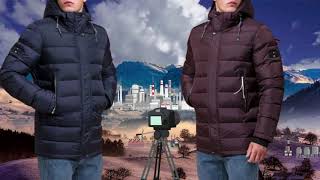 Теплая зимняя куртка мужская 48633 немецкой фирмы Braggart