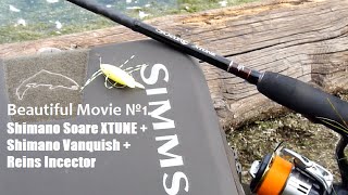 Beautiful Movie №1. Shimano Soare XTUNE + Shimano Vanquish + Reins Incector