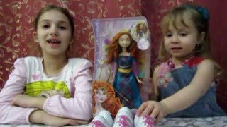 Мерида кукла и киндер сюрпризы Кунг фу панда Принцессы Дисней kinder surprise merida princess