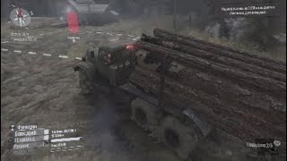 Прохождение игры Spintires: mud runner  испытания часть 1* ''фура, починить  и заправить ''