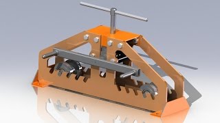 Трубогиб, трубогибочный станок,профилегиб. 3D-модель