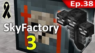 ? Minecraft: Sky Factory 3 - ฟาร์ม Wither อัตโนมัติ #38