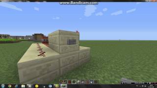 Как сделать пушку которая стреляет динамитом в Minecraft.