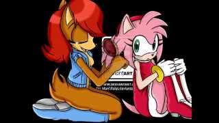 amy rose vs sally acorn-angel of darkness