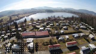 Ferienpark Perlsee Waldmünchen im Herbst und Winter