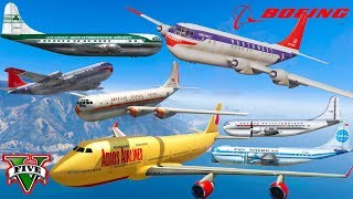 GTA V: Boeing 377 Stratocruiser Best Extreme Longer Plane Crash Compilation