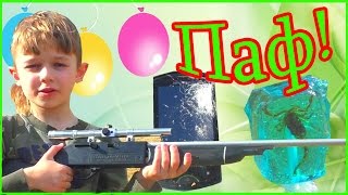 Крутая стрельба из пневматики и лука