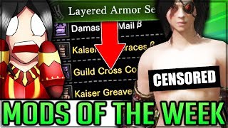 ALL Armor = Layered - Nude Mod - Longsword Dual Blades - Monster Hunter World Top PC Mods! #mhwmods