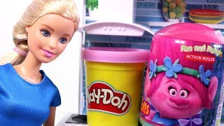 Barbie • Play Doh • Niespodzianka w kuchni • bajka po polsku