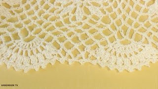 ОБВЯЗКА НИЖНЕГО КРАЯ ТОПА КРЮЧКОМ #7 CROCHET SUMMER TOP TUTORIAL