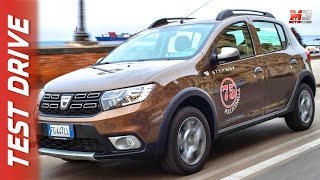 NEW DACIA SANDERO STEPWAY 2017 - NAPOLI FIRST TEST DRIVE - ENG ITA SUB