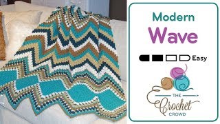 Crochet Granny Wave Blanket