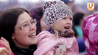 UTV. Первоклассники со всей Уфы собрались на ежегодном празднике "Дети -  наше будущее!"