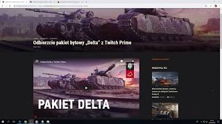 Odbierzcie pakiet bytowy Delta z Twitch Prime do World of Tanks