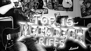 TOP 15 Megadeth riffs