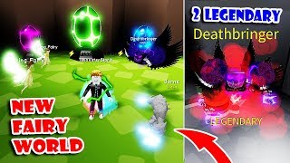 NEW FAIRY WORLD BIG UPDATE & GOT LEGENDARY JORNE + DEATHBRINGER In Dashing Simulator!! [Roblox]