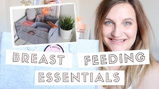 BREASTFEEDING ESSENTIALS | WHAT'S IN MY BREASTFEEDING BASKET?