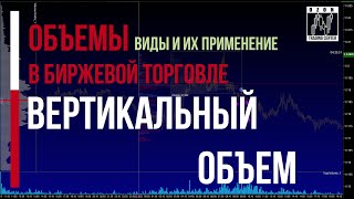 Вертикальный объем. Применение в биржевой торговле и для анализа графика цены