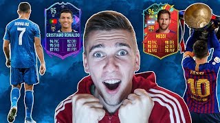 FUT DRAFT **OSVAJACA LIGE PRVAKA** !! MESSI I RONALDO -  FANTASTICNA EKIPA ?