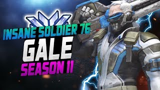 Gale - INSANE DPS Soldier 76? [ OVERWATCH SEASON 11 TOP 500 ]