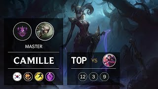 Camille Top vs Irelia - KR Master Patch 9.6