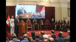 MENSAJE A LA NACIÓN DEL PDTE DEL PJ JOSÉ LUIS LECAROS EN CEREMONIA DE INICIO DEL AÑO JUDICIAL 2019