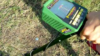 Тест Garrett GTI 2500 на медную монету NEL Tornado и 12,5" Garrett