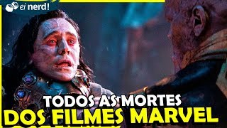 DE HOMEM DE FERRO ATÉ CAPITÃ MARVEL - TODAS AS MORTES DO UCM
