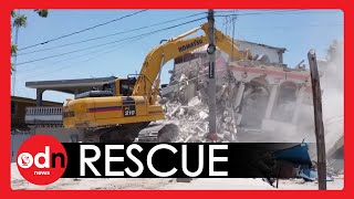 Haiti Earthquake Rescue as Storm Looms