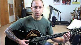 Steve Stine Guitar Lesson - Learn How to Play Time in a bottle by Jim Croce