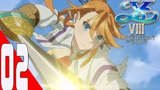 Ys VIII: Lacrimosa of DANA Gameplay Walkthrough Part 02 - English- No Commentary  - Longplay- (PS4)
